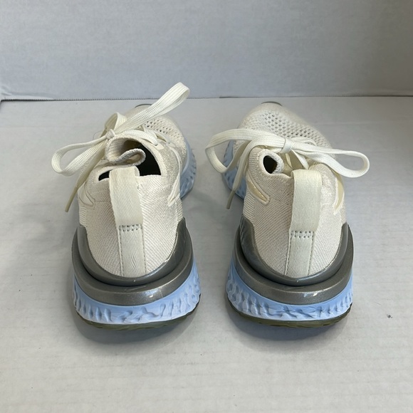 Women’s Nike epic react flyknit 2 “sail” blue & white workout sneakers sz 7 - Picture 8 of 15